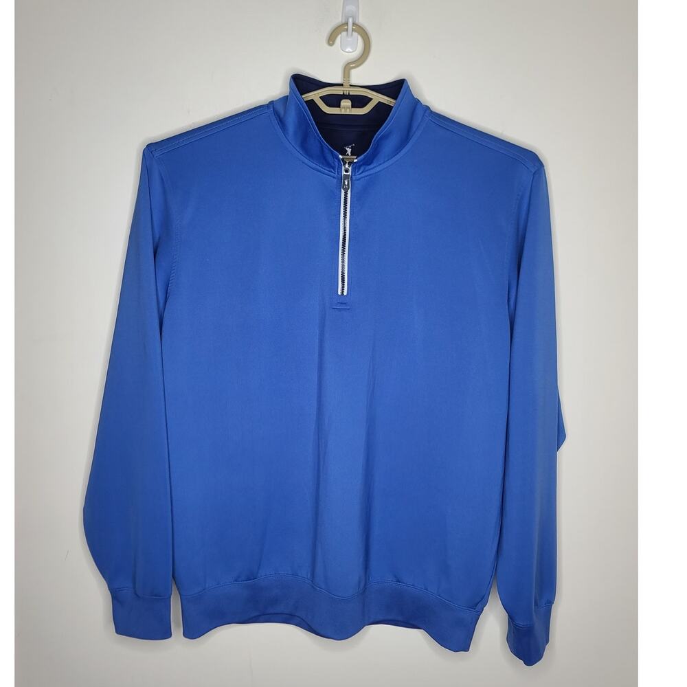 Fairway & Greene F&G tech blue 1/4 zip pullover golf jacket - 2XL / XXL